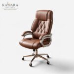 Kadara Exclusive Boss Chair - Coffee Colour